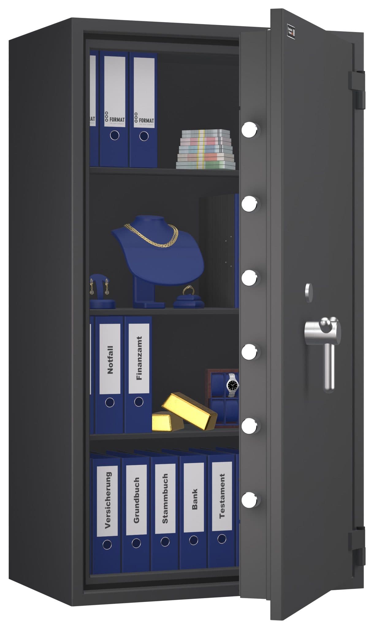 Wertschutztresor Rubin Pro 60 EN 1143-1 VdS Klasse 3