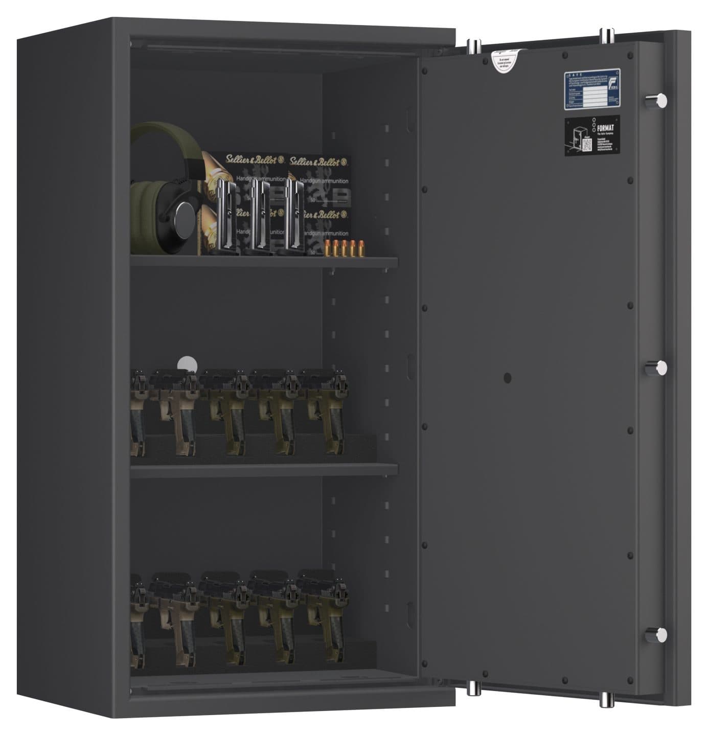 Kurzwaffentresor KWT 5100 EN 1143-1 Grad 1 für Kurzwaffen und Munition