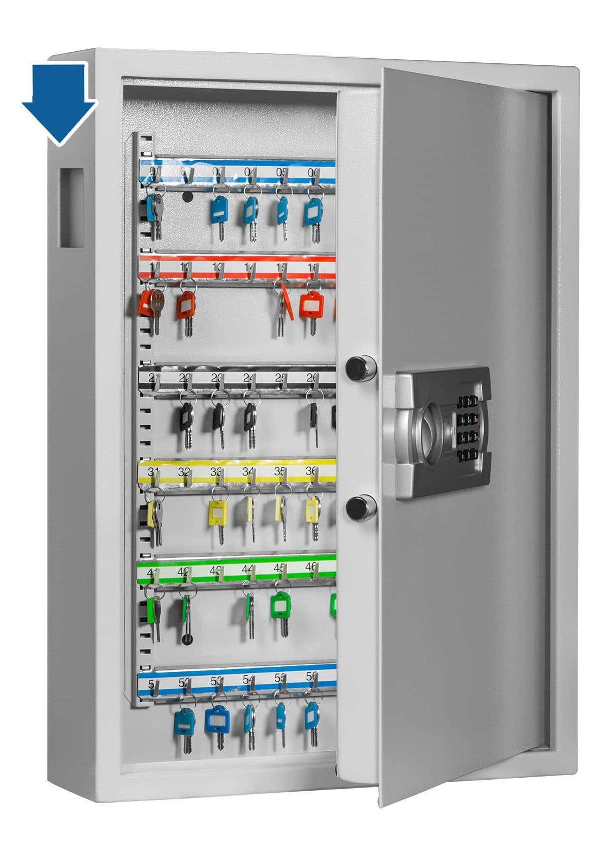 Schlüsselschrank SLE 120 mit Einwurfschacht und Elektronikschloss