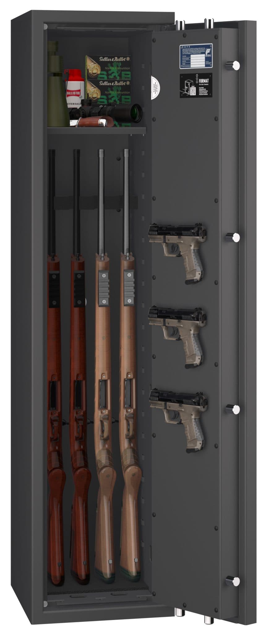 Waffenschrank Grad 0 / 1 EN 1143-1 Gun Safe 0-4