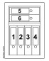 Preview: Möbeltresor M 610 für 6 DIN A4 Ordner