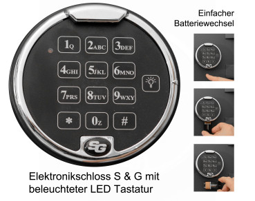 Elektronikschloss S&G Spartan