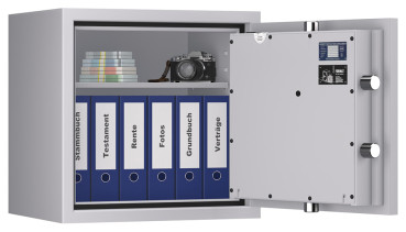 Tresor VdS Klasse 2 Topas Pro 10, feuerfest, für Bargeld, Schmuck und wichtige Unterlagen