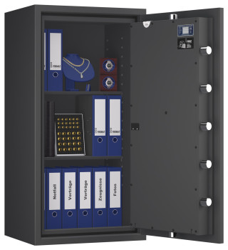 Tresor VdS Klasse 3 Rubin Pro 40, Grad 3 EN 1143-1, feuerfest, für Bargeld, Schmuck und wichtige Unterlagen