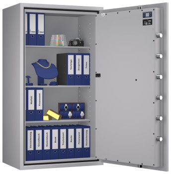 Tresor VdS Klasse 3 Rubin Pro 60, Grad 3 EN 1143-1, feuerfest, für Bargeld, Schmuck und wichtige Unterlagen