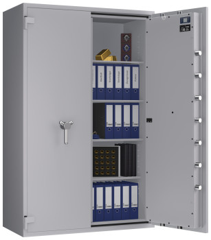 Preview: Tresor VdS Klasse 3 Rubin Pro 70, Grad 3 EN 1143-1, Zweitürig, feuerfest, für Bargeld, Schmuck und wichtige Unterlagen