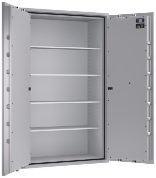 Tresor VdS Klasse 3 Rubin Pro 70, Grad 3 EN 1143-1, Zweitürig, feuerfest, für Bargeld, Schmuck und wichtige Unterlagen