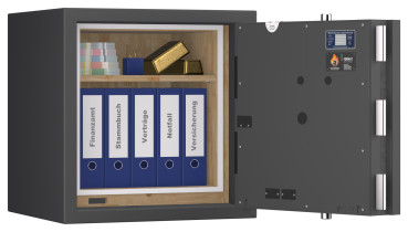 Tresor VdS Klasse 4  Pegasus Pro 120, Grad 3 EN 1143-1, feuerfest, für Bargeld, Gold, Schmuck und wichtige Unterlagen