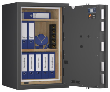 Tresor VdS Klasse 4  Pegasus Pro 190, Grad 3 EN 1143-1, feuerfest, für Bargeld, Gold, Schmuck und wichtige Unterlagen