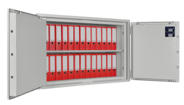 Dokumentenschutz Stahlbüroschrank Paper Star Light 60 für 28 Ordner