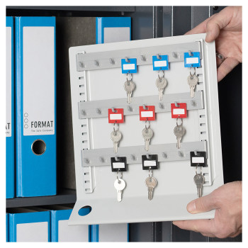 Schlüsselboard KEY-24 mit 24 Schlüsselhaken