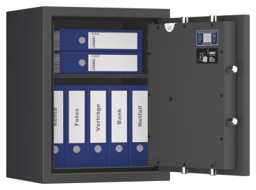 Preview: Tresor VdS Klasse 0/N Libra 2, Widerstandsgrad 0 EN 1143-1, feuerfest, für Bargeld, Schmuck, Aktenordner und wichtige Unterlagen
