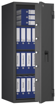 Tresor VdS Klasse 0/N Libra 55, Widerstandsgrad 0 EN 1143-1, feuerfest, für Bargeld, Schmuck, Aktenordner und wichtige Unterlagen