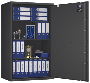 Tresor VdS Klasse 0/N Libra 60, Widerstandsgrad 0 EN 1143-1, feuerfest, für Bargeld, Schmuck, Aktenordner und wichtige Unterlagen