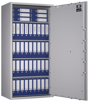 Tresor VdS Klasse 0/N Libra 75, Widerstandsgrad 0 EN 1143-1, feuerfest, für Bargeld, Schmuck, Aktenordner und wichtige Unterlagen