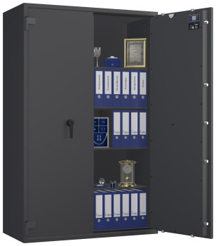 Preview: Tresor VdS Klasse 0/N Libra 80, Widerstandsgrad 0 EN 1143-1, feuerfest, für Bargeld, Schmuck, Aktenordner und wichtige Unterlagen