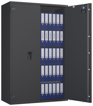 Tresor VdS Klasse 0/N Libra 80, Widerstandsgrad 0 EN 1143-1, feuerfest, für Bargeld, Schmuck, Aktenordner und wichtige Unterlagen