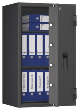 Tresor VdS Klasse 1 Gemini Pro 40, Widerstandsgrad 1 EN 1143-1, feuerfest, für Bargeld, Schmuck, Aktenordner und wichtige Unterlagen