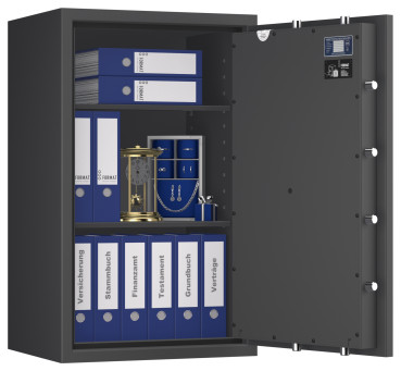 Tresor VdS Klasse 1 Gemini Pro 40, Widerstandsgrad 1 EN 1143-1, feuerfest, für Bargeld, Schmuck, Aktenordner und wichtige Unterlagen