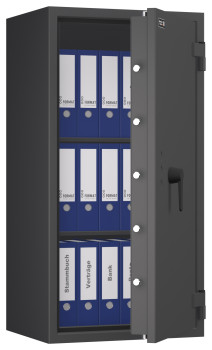 Tresor VdS Klasse 1 Gemini Pro 50, Widerstandsgrad 1 EN 1143-1, feuerfest, für Bargeld, Schmuck, Aktenordner und wichtige Unterlagen