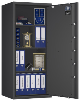 Tresor VdS Klasse 1 Gemini Pro 55, Widerstandsgrad 1 EN 1143-1, feuerfest, für Bargeld, Schmuck, Aktenordner und wichtige Unterlagen