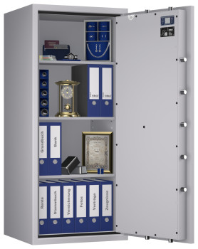 Tresor VdS Klasse 1 Gemini Pro 55, Widerstandsgrad 1 EN 1143-1, feuerfest, für Bargeld, Schmuck, Aktenordner und wichtige Unterlagen