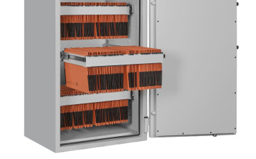 Stahlbüroschrank mit Hängeregister
