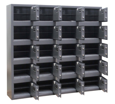 Wertfachanlage mit 20 Fächern
