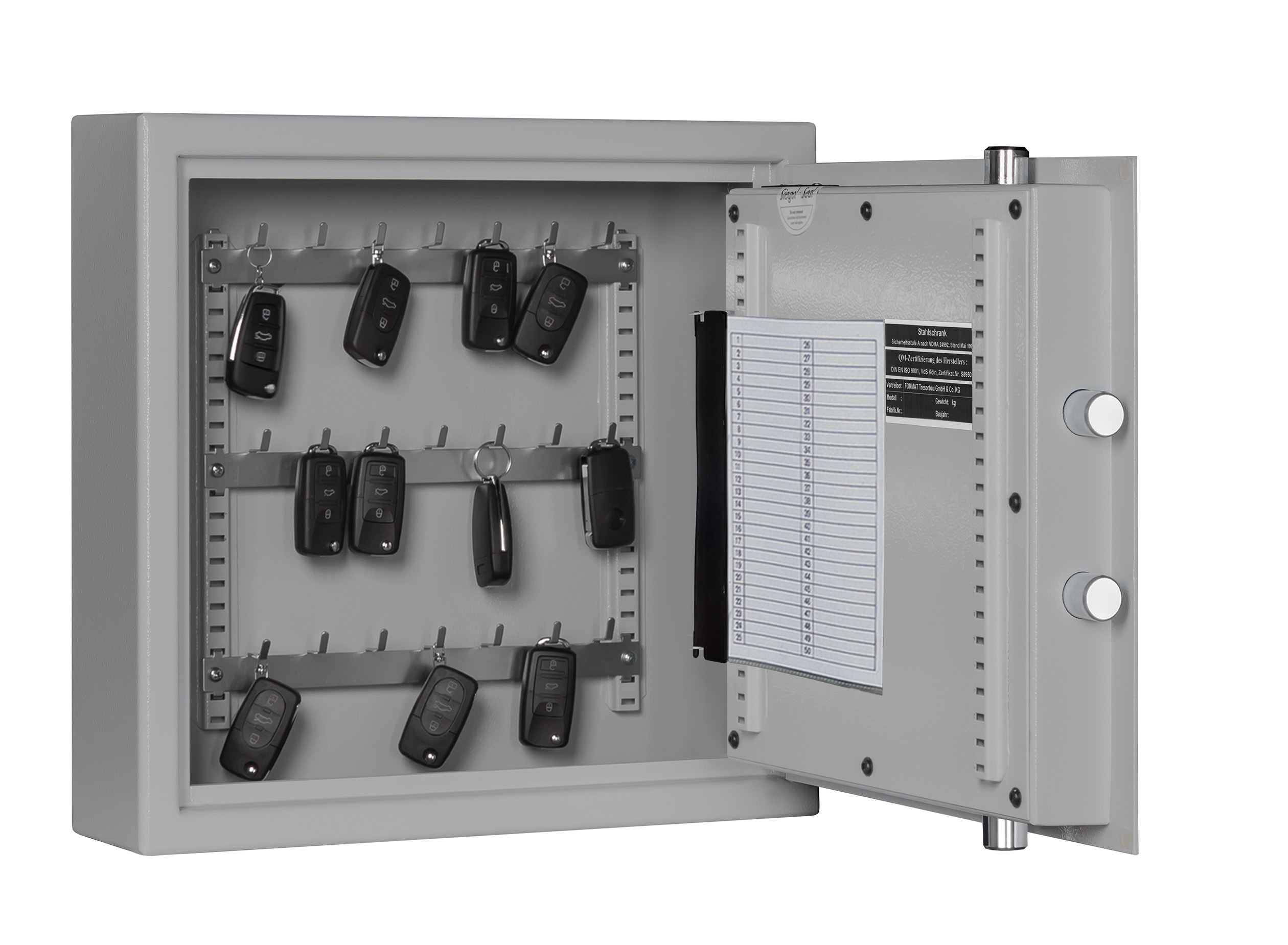 Schlüsseltresor Format ST 21 AS für 21 Autoschlüssel