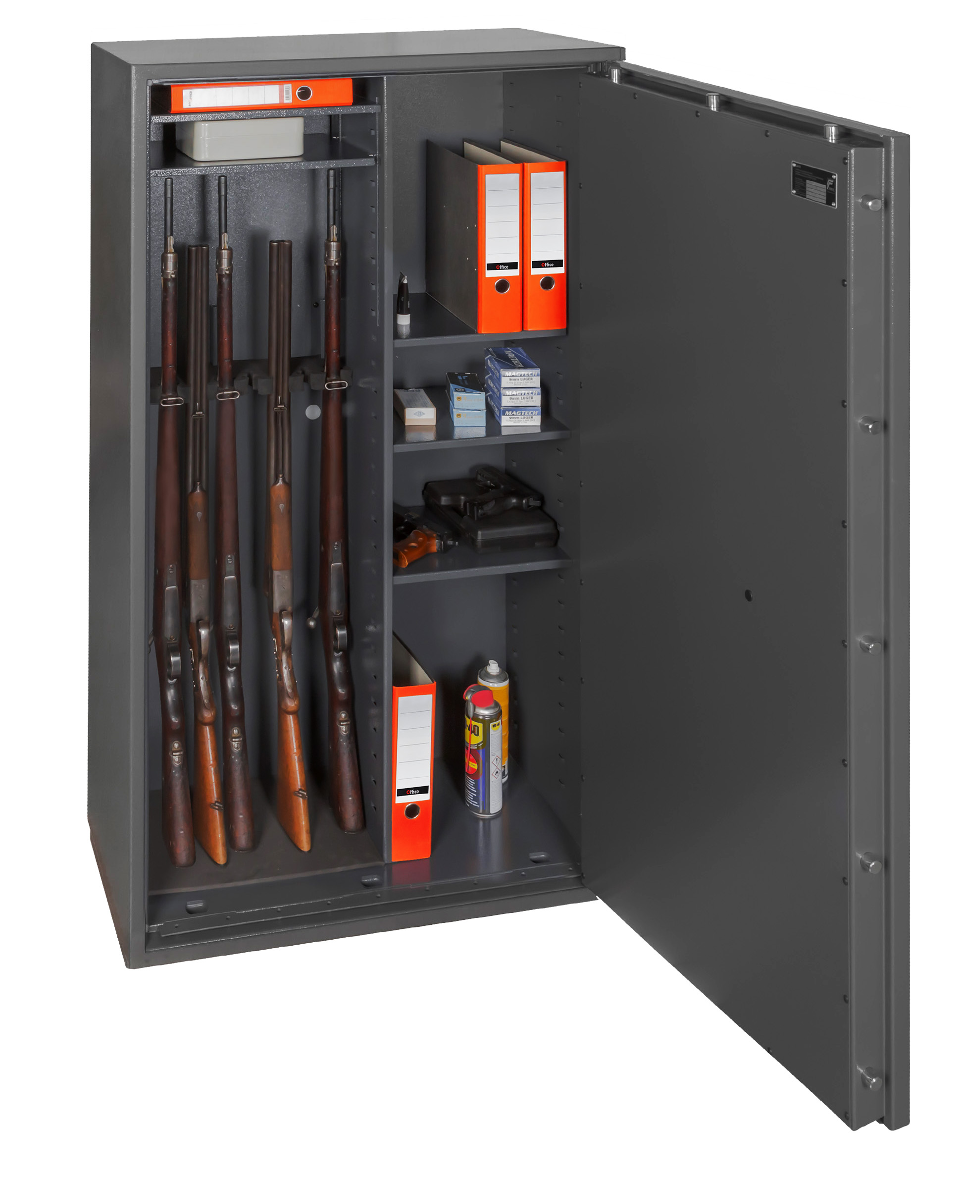 Waffenschrank Grad 0 EN 11431 Gun Safe 18 Kombi mit Zahlenschloss