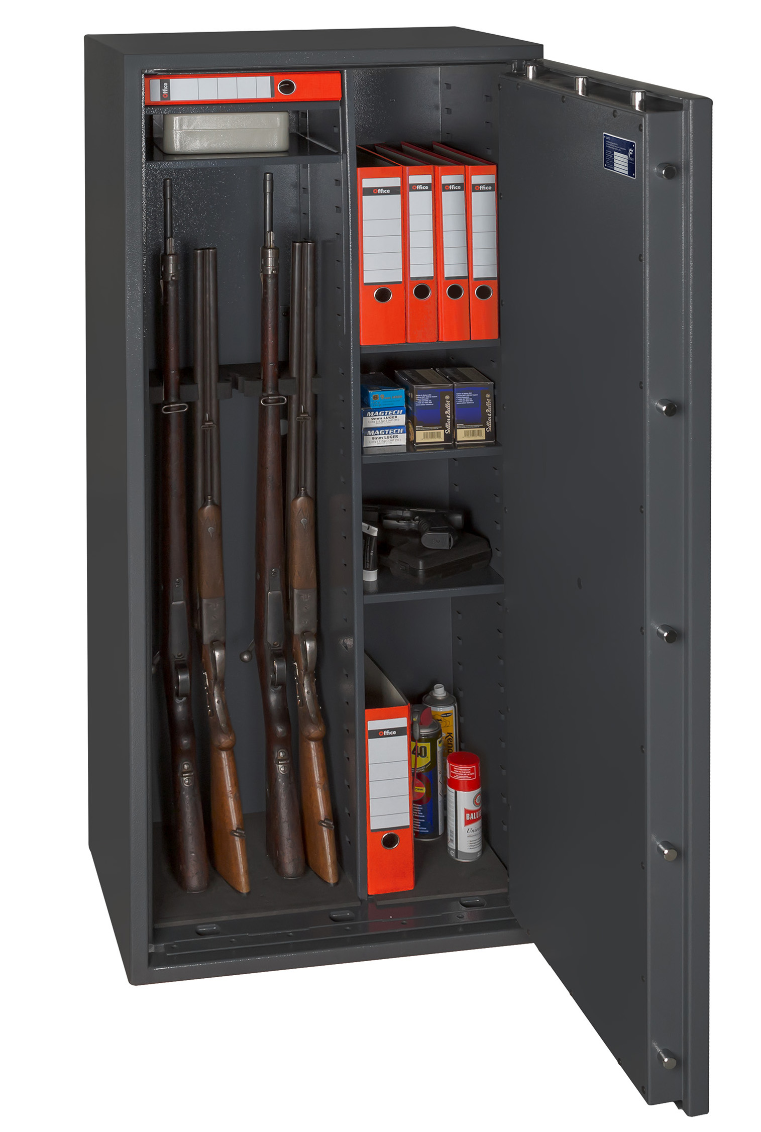Waffenschrank Gun Safe Kombi nach EN 1143-1 Grad 0 Klasse 1