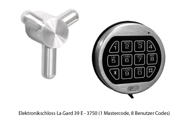 Tresor VdS Klasse 2 Topas Pro 3, feuerfest, für Bargeld, Schmuck und wichtige Unterlagen