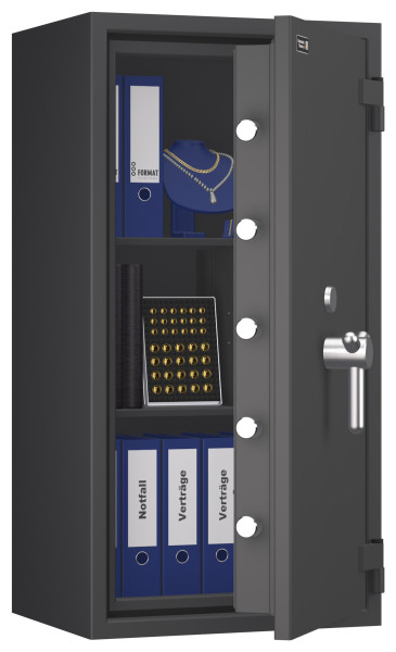 Tresor VdS Klasse 3 Rubin Pro 40, Grad 3 EN 1143-1, feuerfest, für Bargeld, Schmuck und wichtige Unterlagen