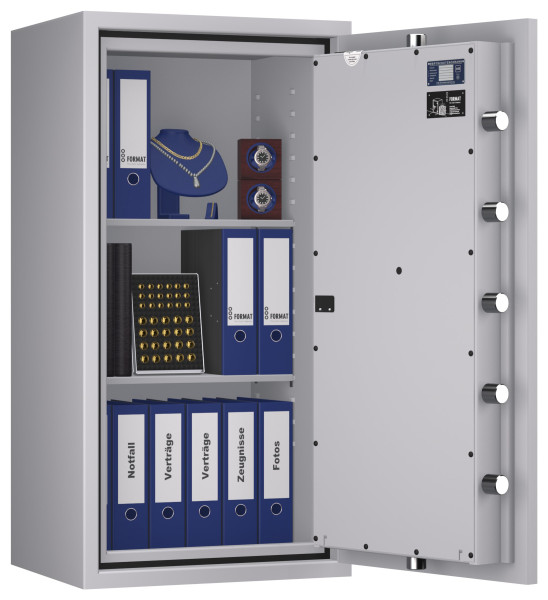 Tresor VdS Klasse 3 Rubin Pro 40, Grad 3 EN 1143-1, feuerfest, für Bargeld, Schmuck und wichtige Unterlagen