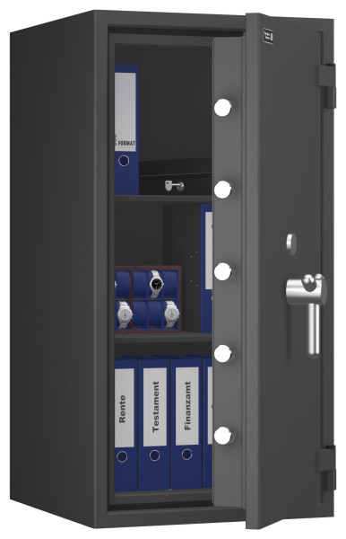 Tresor VdS Klasse 3 Rubin Pro 45 T, Grad 3 EN 1143-1, feuerfest, für Bargeld, Schmuck und wichtige Unterlagen