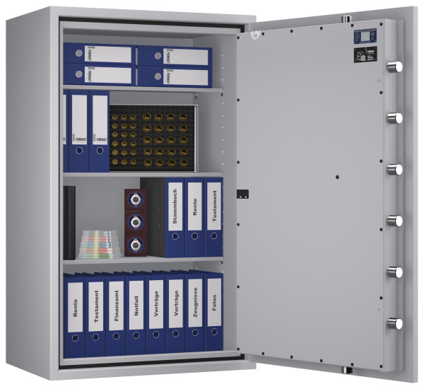 Tresor VdS Klasse 3 Rubin Pro 50, Grad 3 EN 1143-1, feuerfest, für Bargeld, Schmuck und wichtige Unterlagen