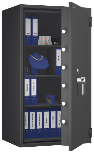 Tresor VdS Klasse 3 Rubin Pro 65 T, Grad 3 EN 1143-1, feuerfest, für Bargeld, Schmuck und wichtige Unterlagen