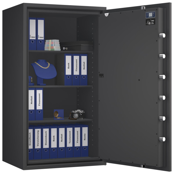 Tresor VdS Klasse 3 Rubin Pro 65 T, Grad 3 EN 1143-1, feuerfest, für Bargeld, Schmuck und wichtige Unterlagen