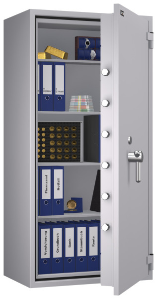 Tresor VdS Klasse 3 Rubin Pro 65, Grad 3 EN 1143-1, feuerfest, für Bargeld, Schmuck und wichtige Unterlagen