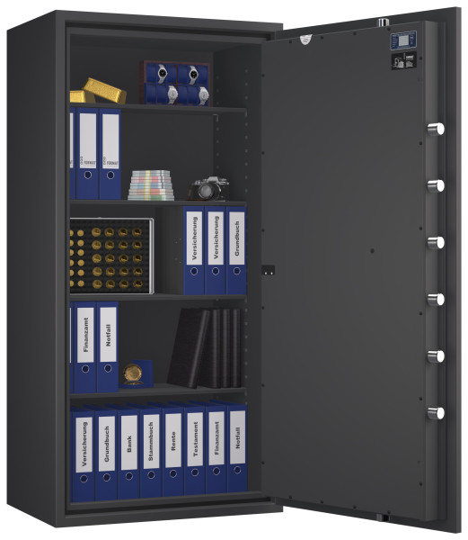 Tresor VdS Klasse 3 Rubin Pro 65, Grad 3 EN 1143-1, feuerfest, für Bargeld, Schmuck und wichtige Unterlagen