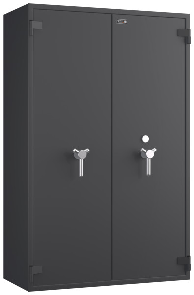 Tresor VdS Klasse 3 Rubin Pro 70, Grad 3 EN 1143-1, Zweitürig, feuerfest, für Bargeld, Schmuck und wichtige Unterlagen