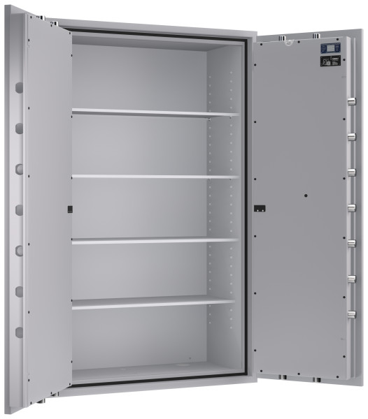 Tresor VdS Klasse 3 Rubin Pro 70, Grad 3 EN 1143-1, Zweitürig, feuerfest, für Bargeld, Schmuck und wichtige Unterlagen