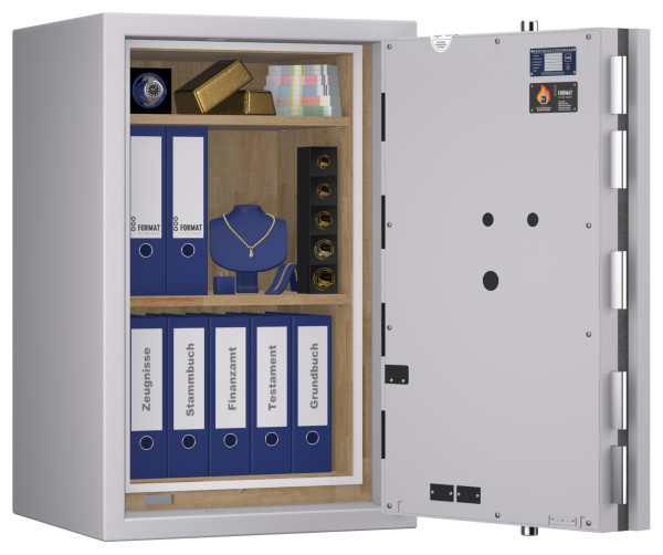 Tresor VdS Klasse 4  Pegasus Pro 190, Grad 3 EN 1143-1, feuerfest, für Bargeld, Gold, Schmuck und wichtige Unterlagen