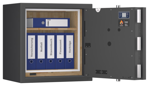 Tresor VdS Klasse 4  Pegasus Pro 90, Grad 3 EN 1143-1, feuerfest, für Bargeld, Gold, Schmuck und wichtige Unterlagen