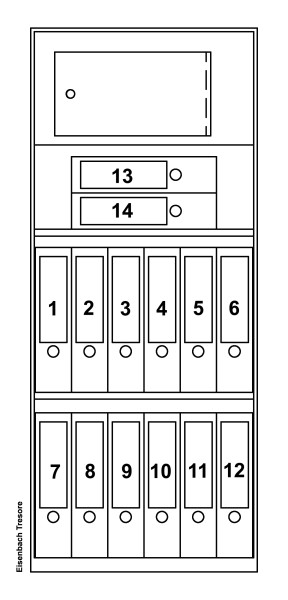 Aktentresor Format AS 1200 Tresor