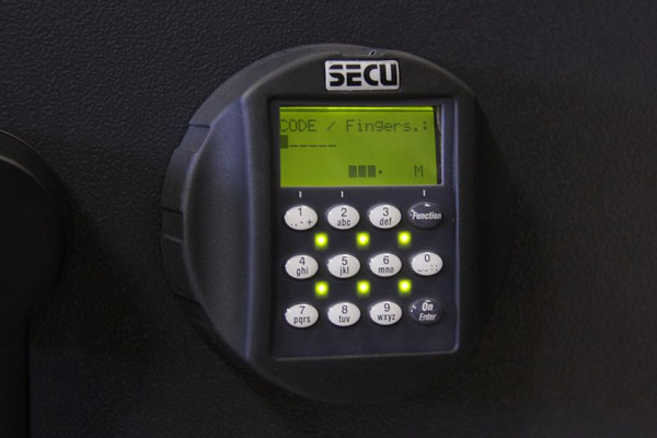 Kurzwaffentresor KWT 3100 mit Fingerprint Secu Selo BFE 2