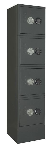 Wertfachanlage EN 1143-1 mit 4 Wertfächern