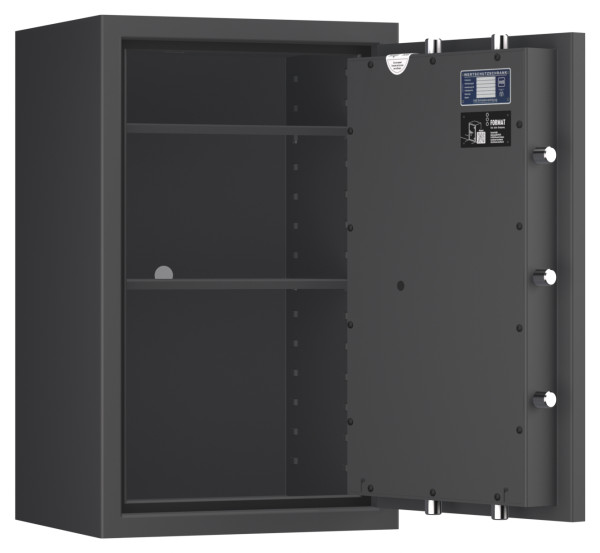 Tresor VdS Klasse 0/N Libra 3, Widerstandsgrad 0 EN 1143-1, feuerfest, für Bargeld, Schmuck, Aktenordner und wichtige Unterlagen