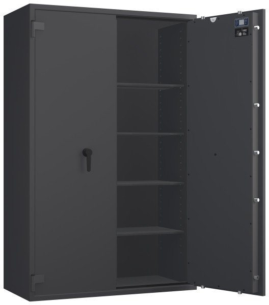 Tresor VdS Klasse 0/N Libra 80, Widerstandsgrad 0 EN 1143-1, feuerfest, für Bargeld, Schmuck, Aktenordner und wichtige Unterlagen