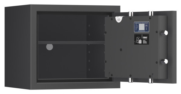 Tresor VdS Klasse 1 Gemini Pro 1, Widerstandsgrad 1 EN 1143-1, feuerfest, für Bargeld, Schmuck, Aktenordner und wichtige Unterlagen